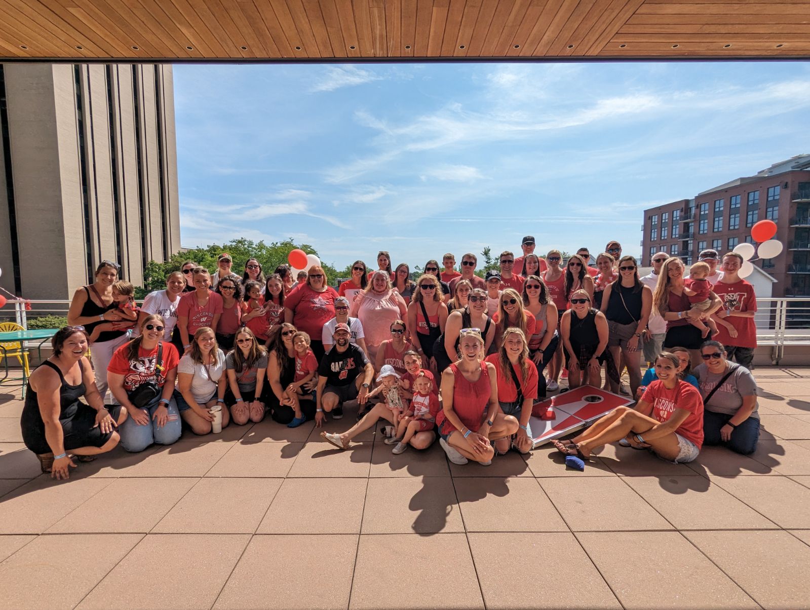 ci staff on the Badger Tailgate 2023
